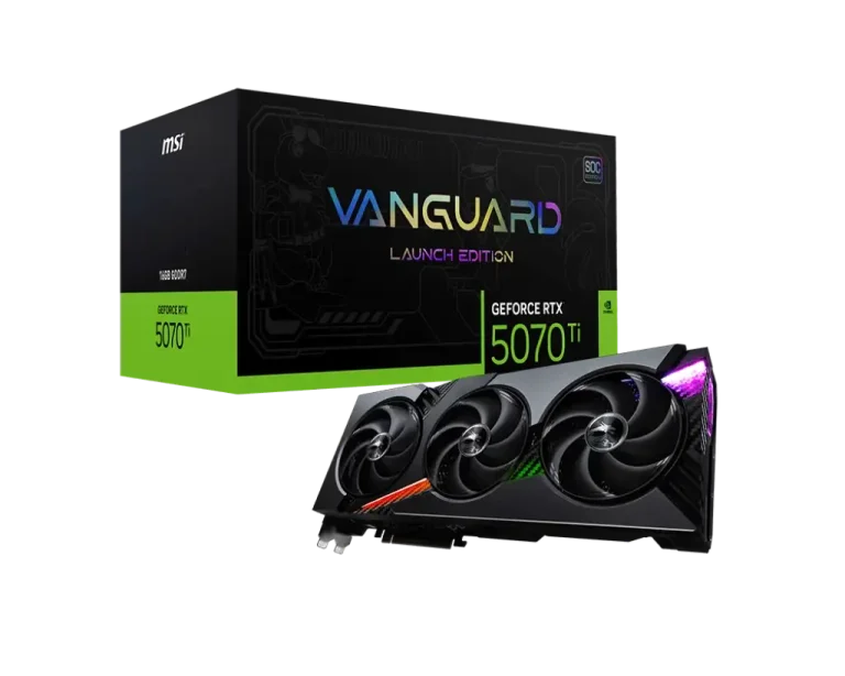 MSI GeForce RTX 5070 Ti 16G VANGUARD SOC LAUNCH EDITION