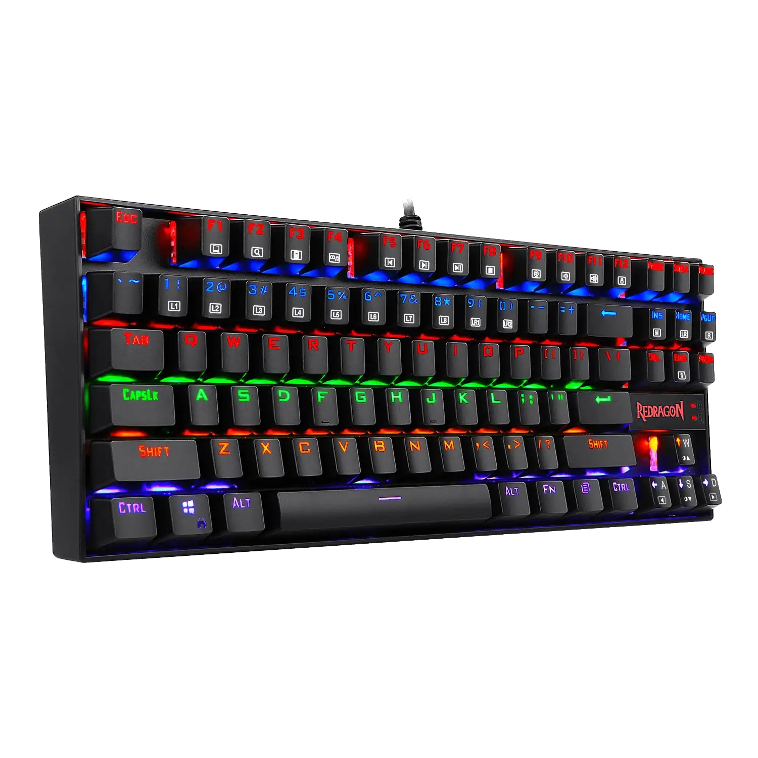 Redragon KUMARA K552 LED Rainbow Backlit Wired Keyboard Redragon KUMARA K552 LED Rainbow Backlit Wired Keyboard