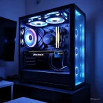 تجميعة كومبيوتر PC متطورة كرت 5060TI 16GB ولوحة B550 وتخزين 1TB