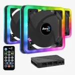 AEROCOOL Edge 14 Pro 3 ARGB FANS 14CM REMOTE CONTROL