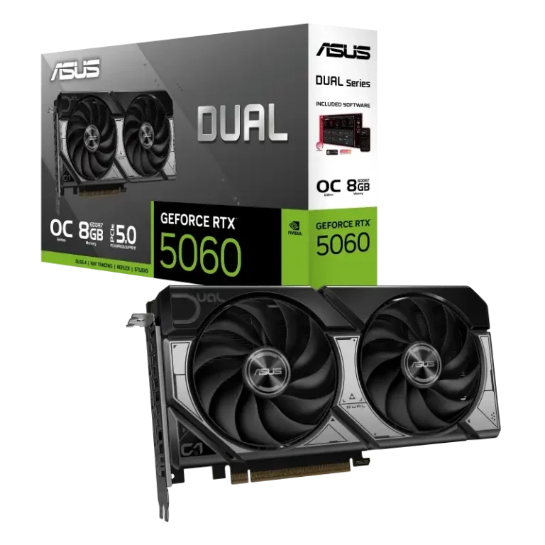 ASUS ASUS Dual GeForce RTX 5060 8GB GDDR7 OC Edition