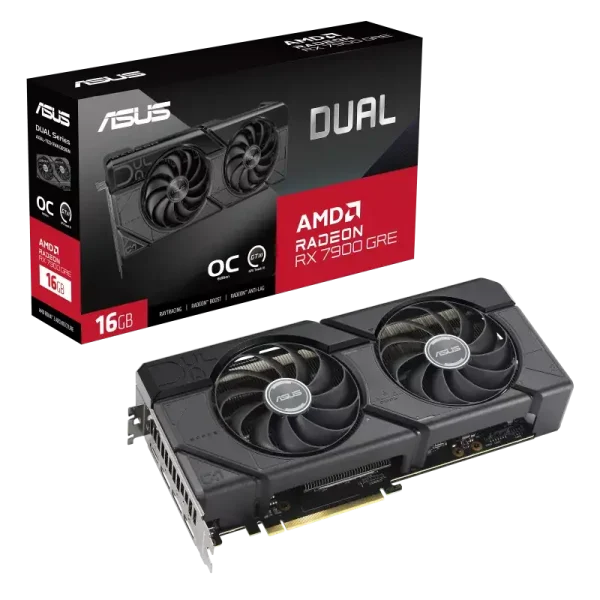 ASUS Dual Radeon RX 7900 GRE OC Edition 16GB GDDR6