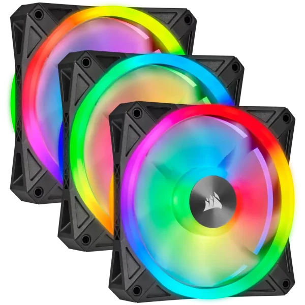 CORSAIR iCUE QL120 RGB 120mm PWM Triple Fan