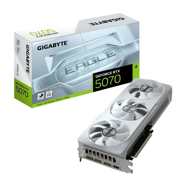 GIGABYTE GeForce RTX 5070 EAGLE OC ICE SFF 12G