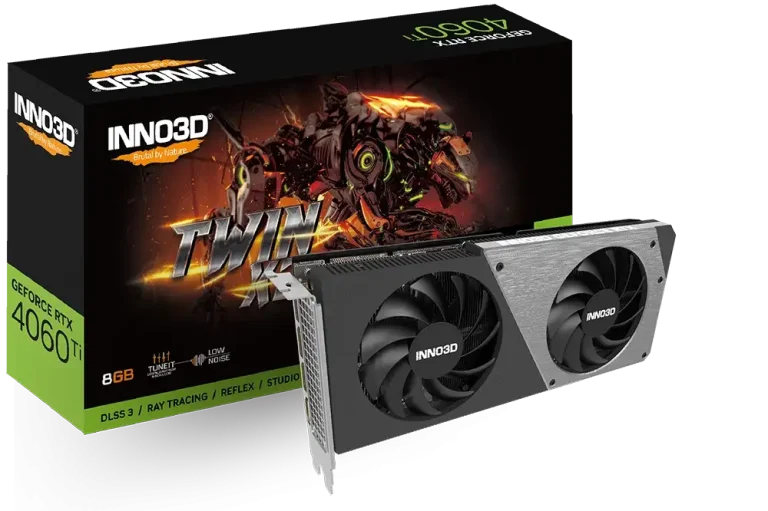 INNO3D GeForce RTX 4060 Ti 8GB TWIN X2