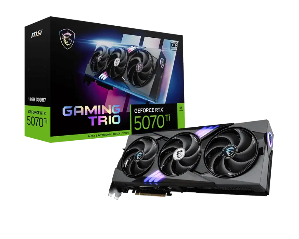 MSI GeForce RTX 5070 Ti 16G GAMING TRIO OC MSI GeForce RTX 5070 Ti 16G GAMING TRIO OC
