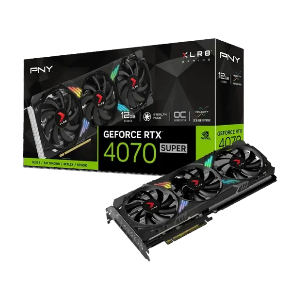 PNY GeForce RTX 4070 SUPER 12GB XLR8 Gaming VERTO