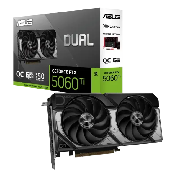ASUS Dual GeForce RTX 5060 Ti 16GB GDDR7 OC Edition