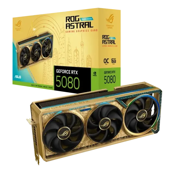 ASUS ROG Astral GeForce RTX 5080 Dhahab CORE OC Edition