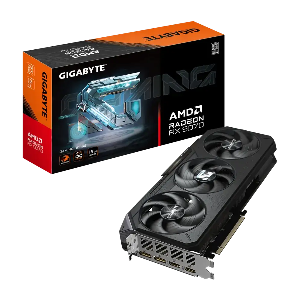 GIGABYTE Radeon RX 9070 GAMING OC 16G GIGABYTE Radeon RX 9070 GAMING OC 16G