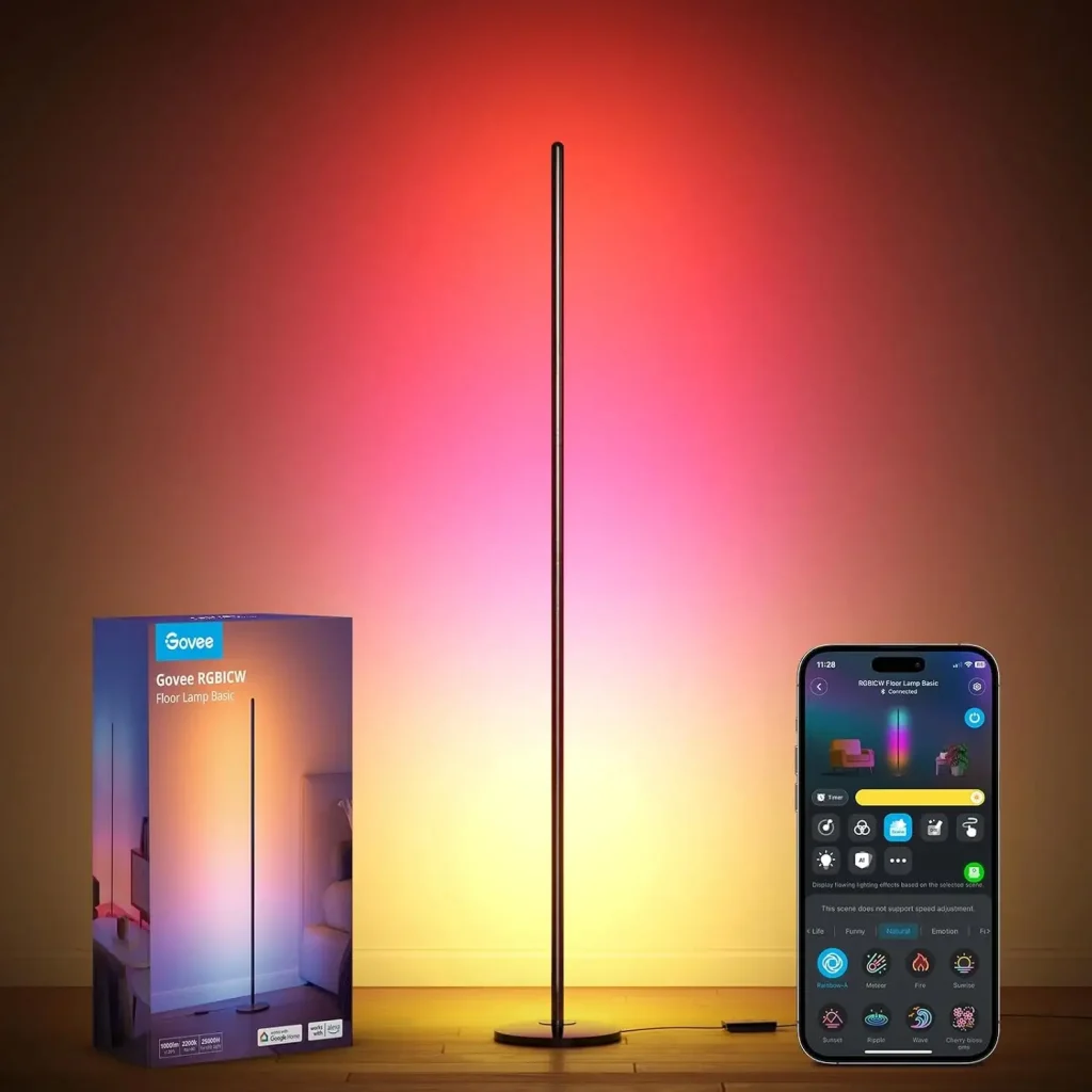 Govee H6076 RGBIC Floor Lamp Basic LED 1000 Lumen