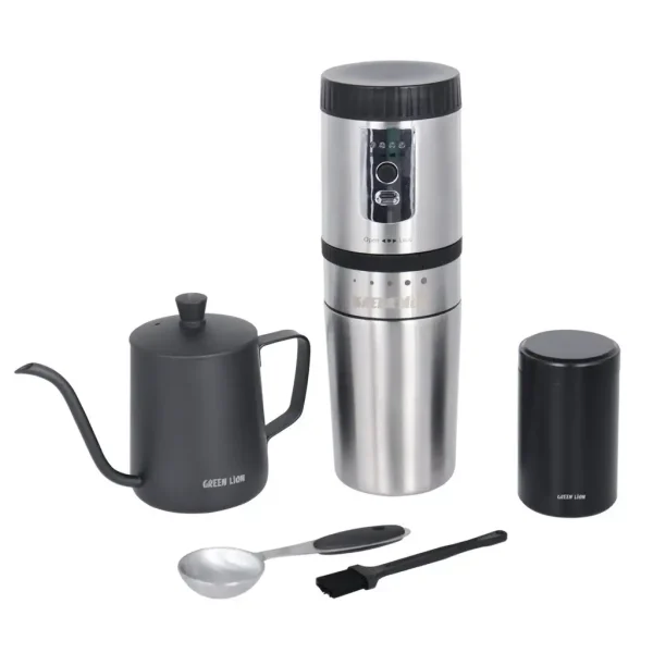 Green Lion Portable Coffee Maker Kettle Stainless Steel