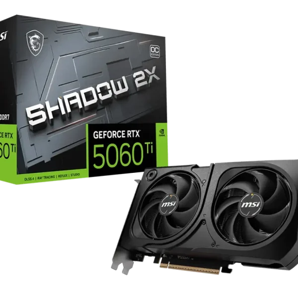 MSI GeForce RTX 5060 Ti 8G SHADOW 2X OC PLUS