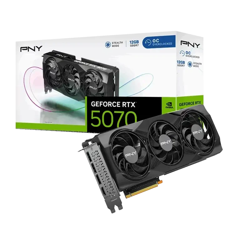 PNY GeForce RTX 5070 12GB OC Triple Fan GPU