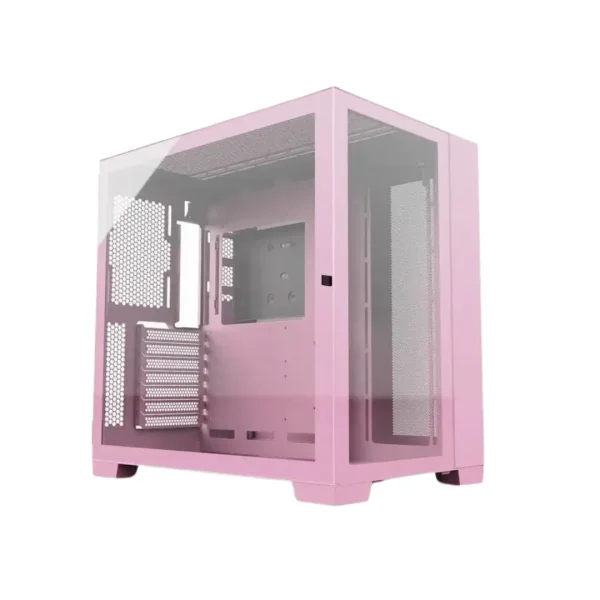 SAMA A711 Pink ATX Mid Tower Tempered Glass