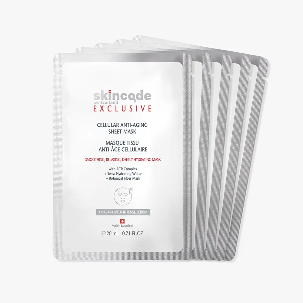 SKINCODE Cellular Anti-Aging Sheet Mask 5 x 20ml