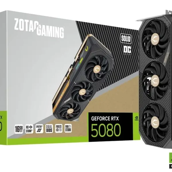 ZOTAC GAMING GeForce RTX 5080 SOLID OC 16GB
