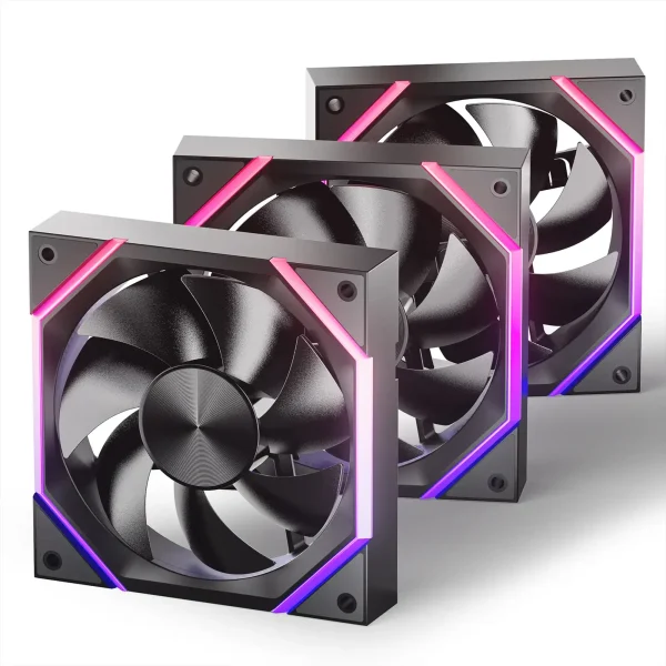 Asiahorse NYOTA 120mm Case Fans (3-Pack)