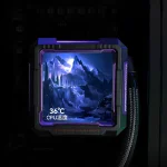 ⁦نظام تبريد Thermalright Frozen Warframe PRO 360 ARGB أبيض وأسود⁩ - الصورة ⁦5⁩
