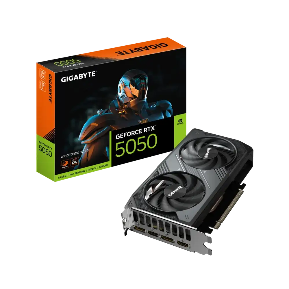 GIGABYTE GeForce RTX 5050 WINDFORCE OC 8G GIGABYTE GeForce RTX 5050 WINDFORCE OC 8G