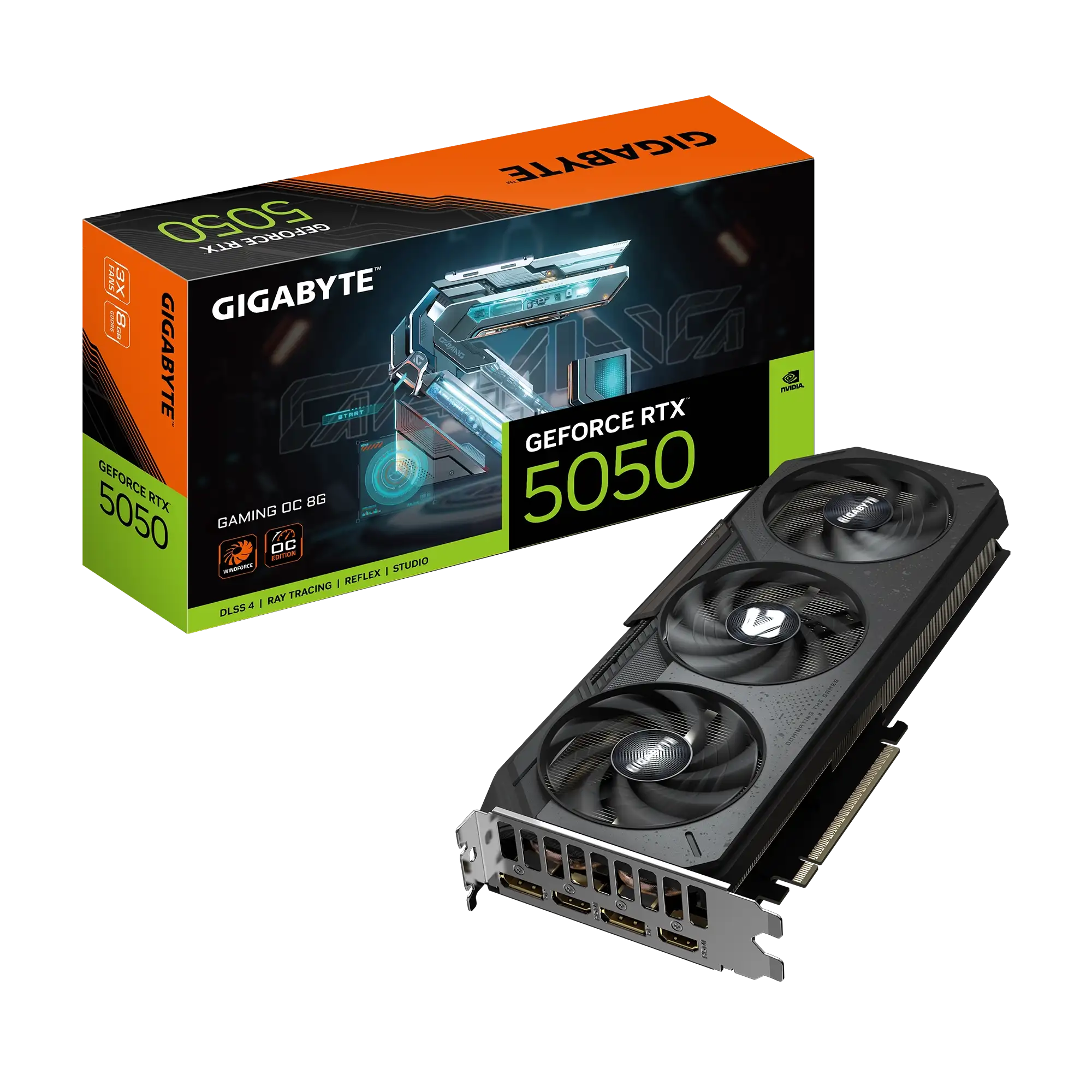 GeForce RTX™ 5050 GAMING OC 8G-01 GIGABYTE GeForce RTX 5050 GAMING OC 8G