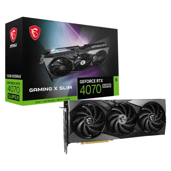 MSI GeForce RTX 4070 SUPER 12G GAMING X SLIM