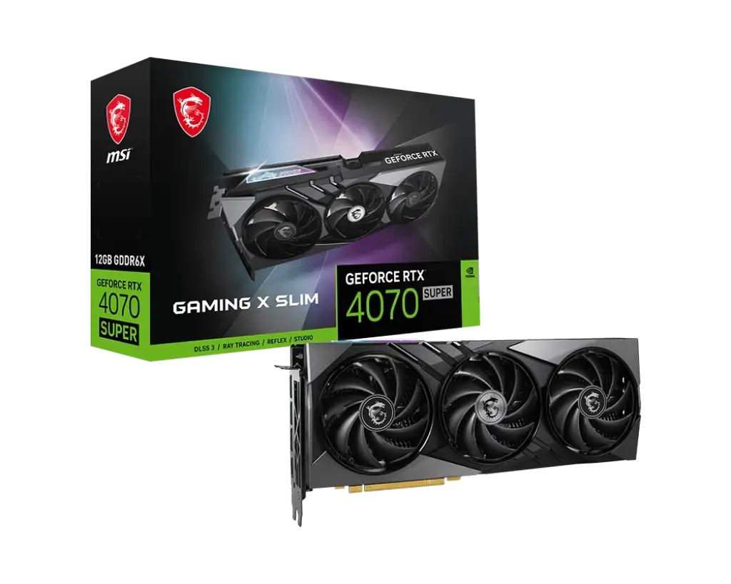 MSI GeForce RTX 4070 SUPER 12G GAMING X SLIM