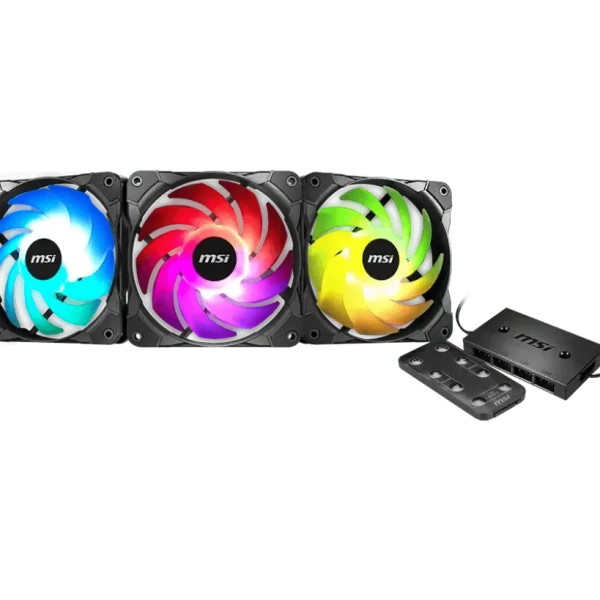 MSI MAG MAX F12A-3H Addressable RGB Fan x 3 & RF Remote