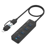 Onten UCA5306 7 in 2 USB3.0 Type-C 7-Ports HUB Docking Station