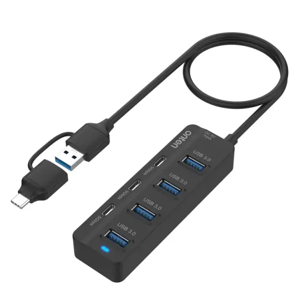 Onten UCA5306 7 in 2 USB3.0 Type-C 7-Ports HUB Docking Station