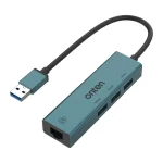 Onten USB3.0 to 3-Ports USB 3.0 Hub with Gigabit Ethernet Adapter