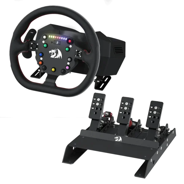 Redragon GT-32 Racing Wheel and Floor Pedals Car Racing Simulator