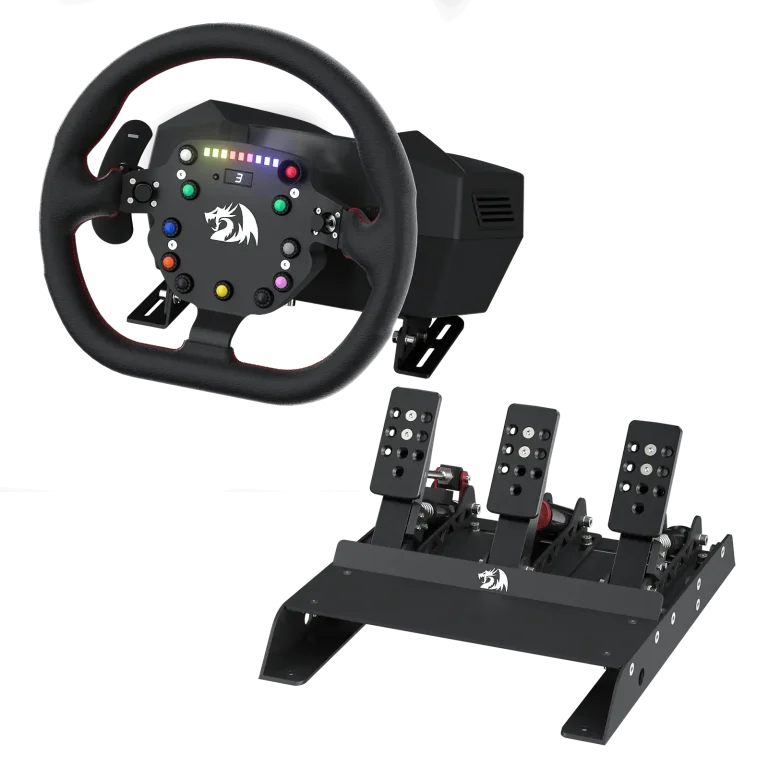 Redragon GT-32 Racing Wheel and Floor Pedals Car Racing Simulator