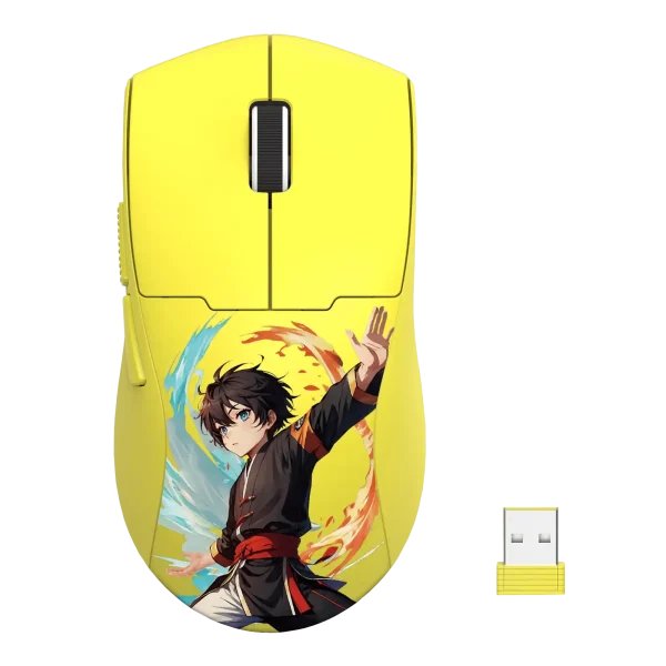 Redragon K1NG M918 MAX 1K Hz 3-Mode Wireless Anime Gaming Mouse