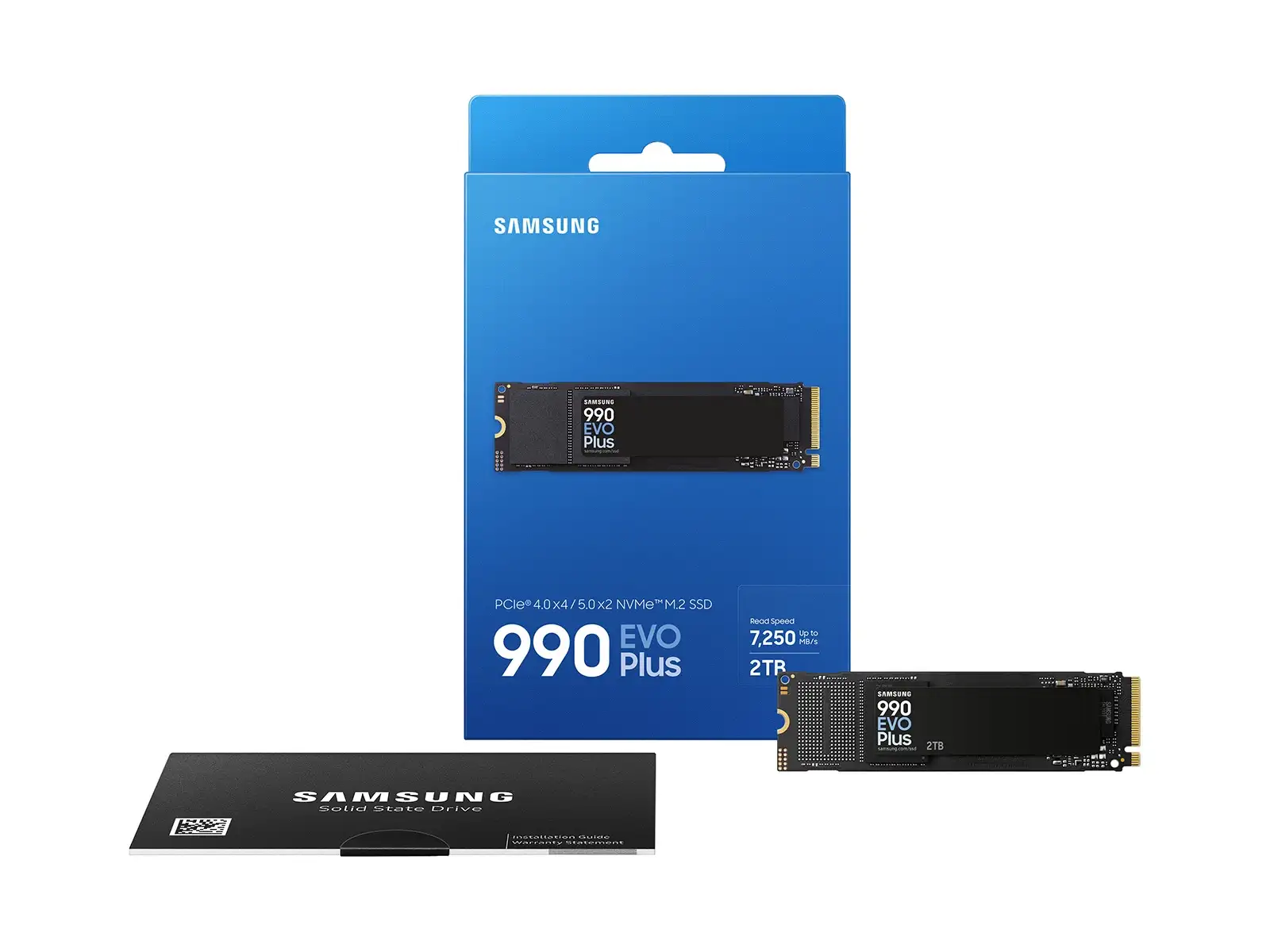 SAMSUNG 990 EVO Plus 2 TB SSD Gen4 NVMe M.2 7220MBs SAMSUNG 990 EVO Plus 2 TB SSD Gen4 NVMe M.2 7220MB/s