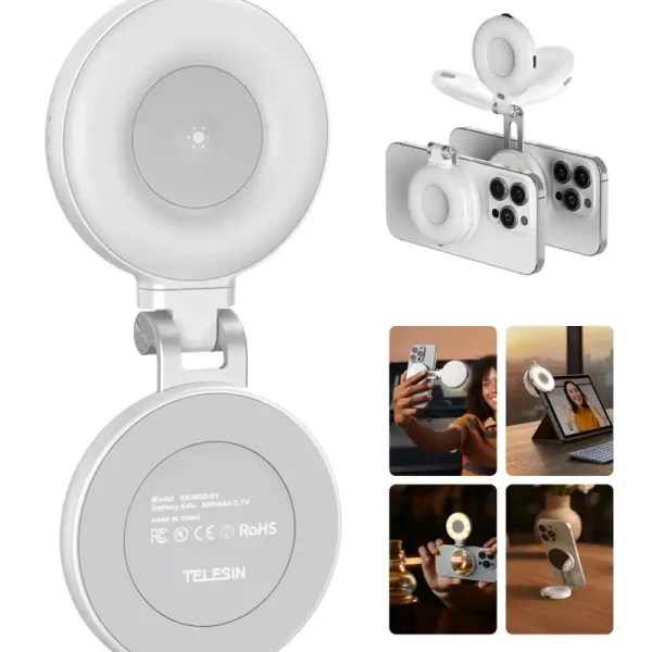 Telesin C03 Magnetic Selfie Ring Light