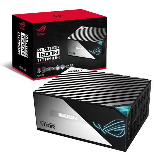 ASUS ROG THOR 1600W Titanium 80 Plus PCIe 5.0 ATX 3.1