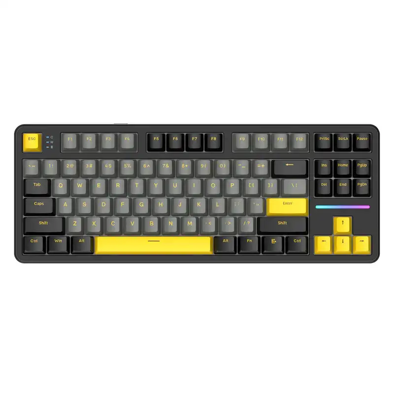ATTACK SHARK X87 Tri-mode 80% Gasket Mechanical Keyboard (1) ATTACK SHARK X87 Tri-mode 80% Gasket Mechanical Keyboard