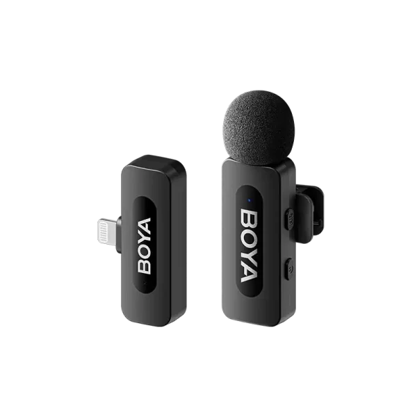 BOYA BY-V1 Next-Gen Dual-Channel Wireless Microphone