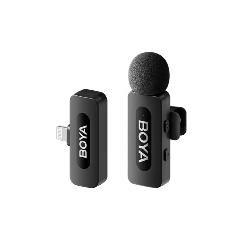 BOYA BY-V1 Next-Gen Dual-Channel Wireless Microphone