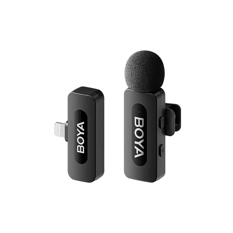 BOYA BY-V1 Next-Gen Dual-Channel Wireless Microphone BOYA BY-V1 Next-Gen Dual-Channel Wireless Microphone