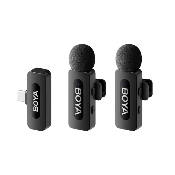 BOYA BY-V20 Next-Gen Dual-Channel Wireless Microphone