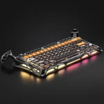 ⁦كيبورد GravaStar Mercury K1 Pro Gaming Keyboard Cyberpunk Edition⁩ - الصورة ⁦3⁩
