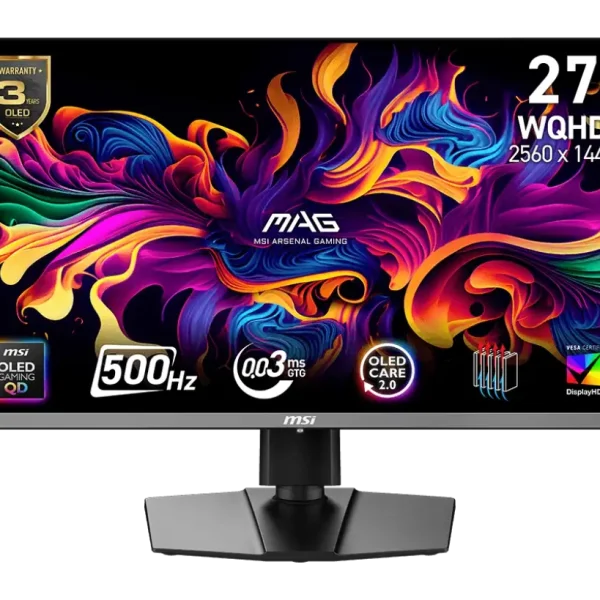 MSI MAG 272QP QD-OLED X50 500Hz 0.03Ms