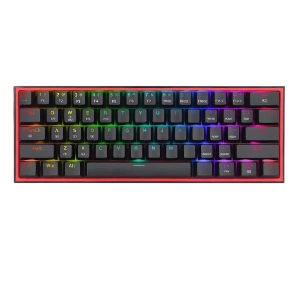 Redragon FIZZ PRO K616 60% Wired+2.4Ghz+BT Mechanical Keyboard
