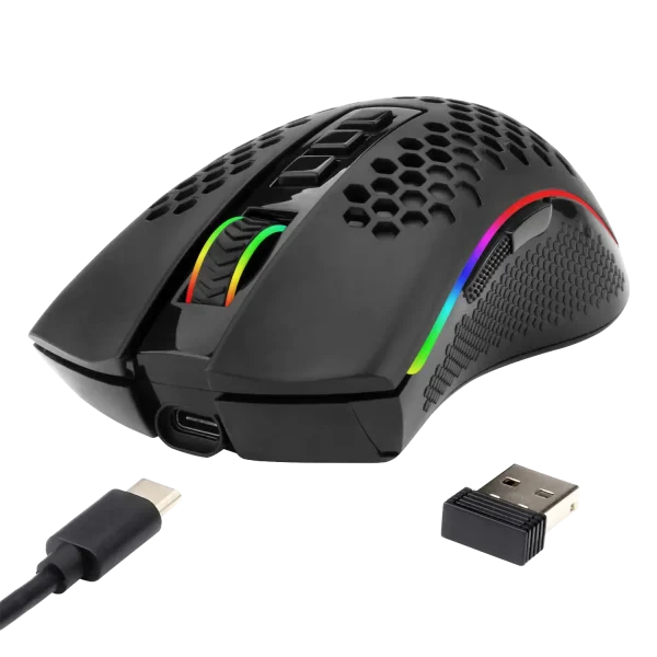 Redragon M808 Storm Lightweight RGB Wireless Gaming Mouse