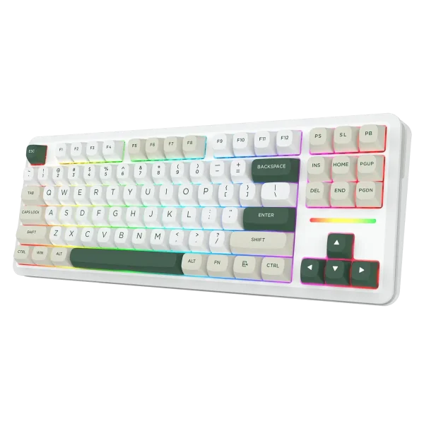 Redragon WILDSLASH K734WCG-RGB-PRO 3 Modes Connection TKL Mechanical Gaming Keyboard