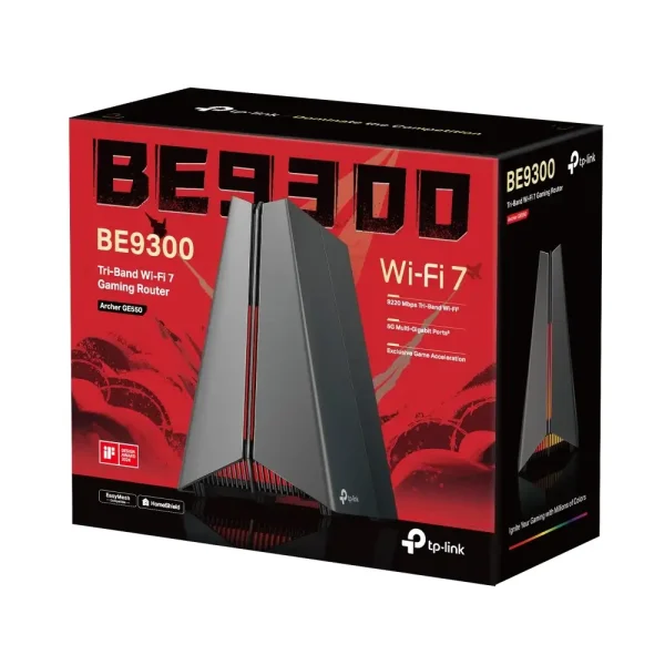 TP-Link Archer GE550 BE9300 Tri-Band Wi-Fi 7 Gaming Router