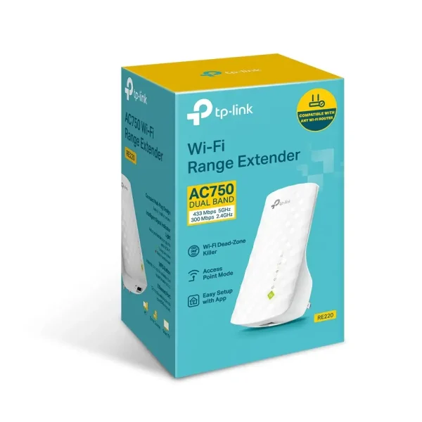 TP-Link RE220AC750 Mesh Wi-Fi Range Extender