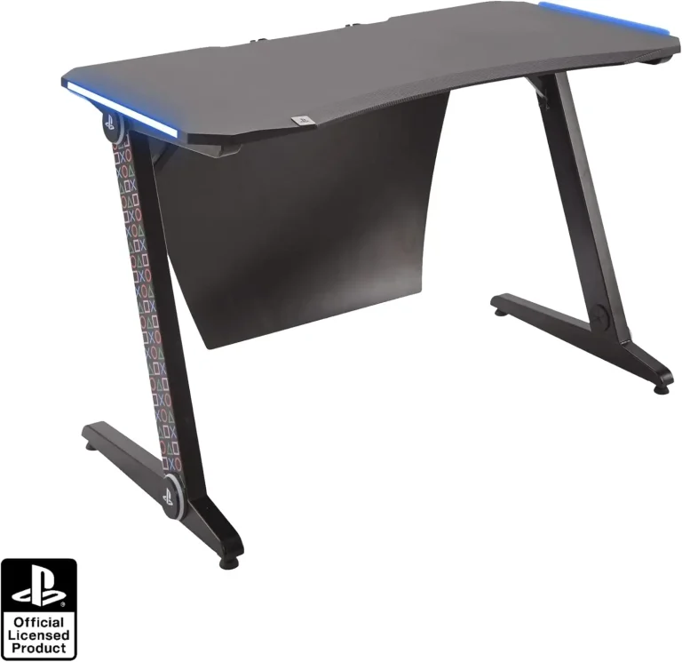 Xrocker Official Playstation Gaming Desk Led Lights Workstation Borealis RGB